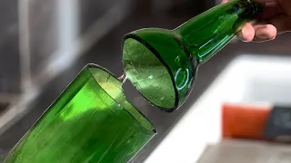 Only a Few People Know This Secret! Cutting Glass Bottles with Simple and Quick Ideas