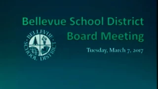 School Board Meeting: March 7, 2017