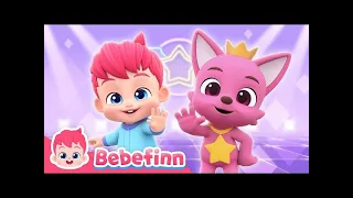 Freeze Bebefinn Dances Along Pinkfong and Hogi   Wonderstar Freeze Dance  Songs for Kids1080p