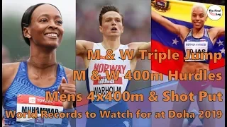 World Records to watch for at the Doha 2019 World Championships