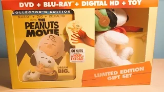 The Peanuts Movie - Limited Edition Blu-ray Gift Set Unboxing