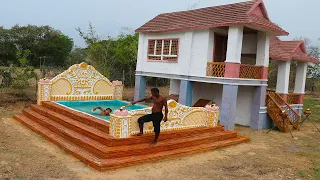 (full video) Build The Most Beautiful And Luxurious Swimming Pool