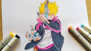 How to Draw Borushiki - Boruto: Naruto Next Generations | Step By Step Tutorial