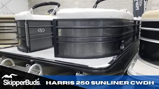 2022 Harris 250 Sunliner CWDH Tri-Toon Boat Tour SkipperBud's