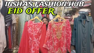 Eid Collection 2024 | Partywear & Designer Suits  |Insha' Fashion Hub Mumbai Dongri