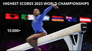 Highest Scores from the 2023 World Championships