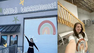 I MOVED MY SMALL BUSINESS WAREHOUSE FROM COLORADO TO AUSTIN TEXAS! Surprise! Empty warehouse tour