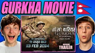 Americans React to GURKHA WARRIOR - NEPALI MOVIE OFFICIAL TRAILER 2024