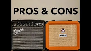 BEST Amp Under $150 for YOU? Fender Champion 20 VS Orange Crush 20 (Review and Demo)