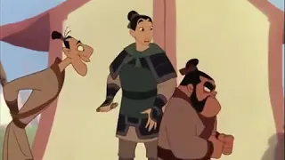 Mulan (1998) Camp Fight scene