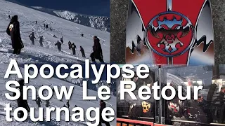 Apocalypse Snow le Retour un film de Didier Lafond tournage de la poursuite à Chamonix glisse