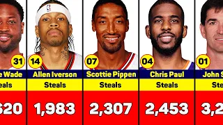 Defensive Wizards: Top NBA Players in Career Steals