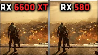 RX 6600 XT vs RX 580 Benchmark – 59 Tests
