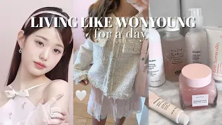 LIVING LIKE WONYOUNG FOR A DAY! (vlog) 🎀🤍