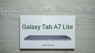 SAMSUNG GALAXY TAB A7 LITE | TAGALOG UNBOXING