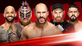 Gauntlet Match - Cesaro vs Mesterep vs Sami Zayn vs Andrade vs Ricochet | WWE Raw 29 July 2019