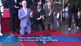 Mark Hamill Gets His Star On The Hollywood Walk Of Fame