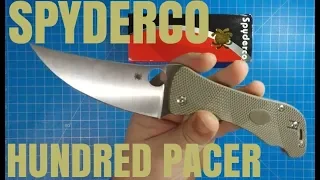 Spyderco Hundred Pacer: That's How Far It Is To The Mailbox!!!