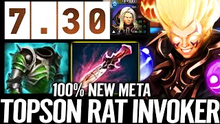 🔥 7.30 TOPSON Invoker RAT 100% NEW META  Assualt + Witch Blade WTF Dota 2 Pro Update