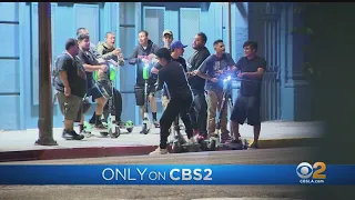 Only On 2: LAPD Devises Plans To Keep Scooter Riders From Becoming Takeover Mob