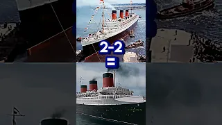 SS Normandie 🆚 RMS Queen Mary #ships #edit #history #ww2 #great #vs #shorts #viral