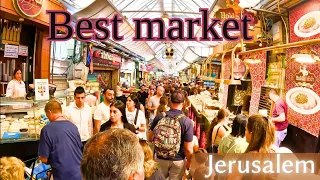 jerusalem. Mahane Yehuda Market: A Mesmerizing Taste of Jerusalem. 4k - 2023. (4k tour)