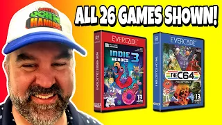 More C64 and Indie Games for the Evercade! All 26 Games Shown!