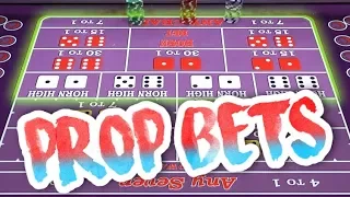 How To PLAY & CALCULATE Prop Bets In Craps | Craps Basics