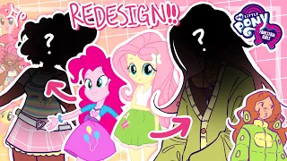 redesigning my little pony: EQUESTRIA GIRLS!! ☆ (art + commentary)