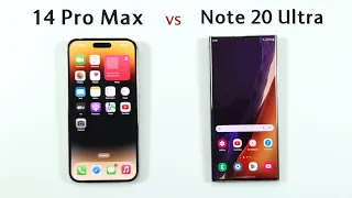 iPhone 14 Pro Max vs Note 20 Ultra - SPEED TEST