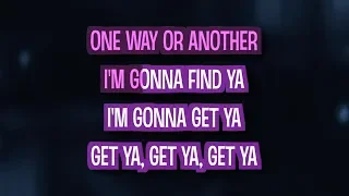 One Way or Another (Teenage Kicks) (Karaoke) - One Direction