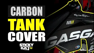 CARBON FIBRE TANK COVER! Ec350F Pro-Carbon Racing Unbox, Install & Review