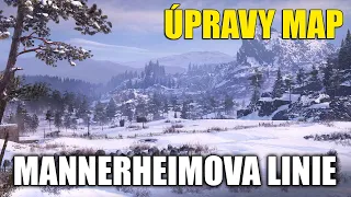 Úpravy map: MANNERHEIMOVA LINIE | World of Tanks 🗺️