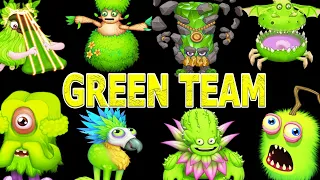 ALL GREEN TEAM | My Singing Monsters | MonsterBox 6