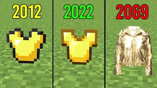 minecraft in 2012 vs 2022 vs 2032