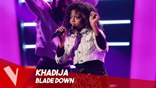 Synapson - 'Blade Down' ● Khadija | Lives | The Voice Belgique Saison 9