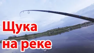 Рыбалка на реке ловля щуки и окуня на джиг спиннинг Crazy Fish Versus VSR862LT