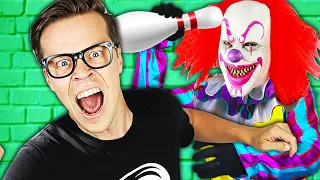 Matt Spent 24 Hours Trapped in Abandoned Bowling Alley with Clowns for rhs Face Reveal!