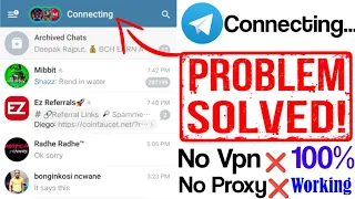 telegram connecting problem without vpn | how to solve connecting problem in telegram