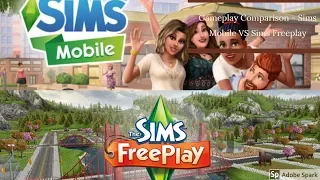 Gameplay Comparison: Sims Freeplay VS Sims Mobile