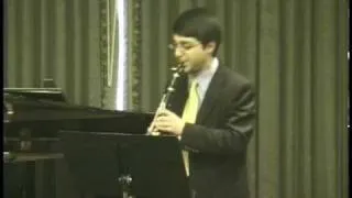 Boris Allakhverdyan, clarinet. Giampieri Carnival of Venice (Dec. 2008)