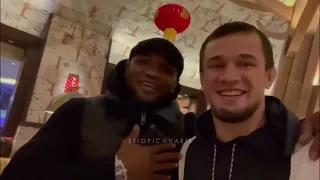 Yoel Romero meets Usman Nurmagomedov and sends message to Khabib