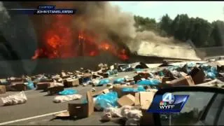 Detour planned after fiery I-85 crash kills 1