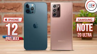 iPhone 12 Pro Max vs Samsung Galaxy Note 20 Ultra || Full Comparison ⚡ Which one is Best