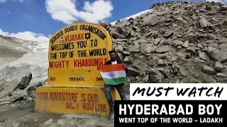 Leh Ladakh | HD| Bike Ride 2000+ Kms | Top of the World | Manali to Leh to Manali