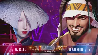 Street Fighter 6 - A.K.I vs Rashid