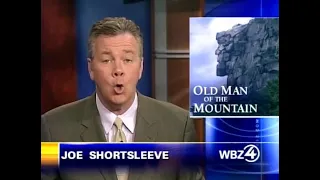 WBZ Archives: Old Man of the Mountain Crashes Down