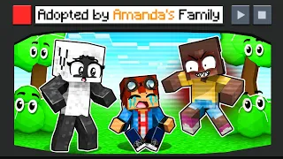 Adopted by AMANDA's FAMILY in Minecraft!