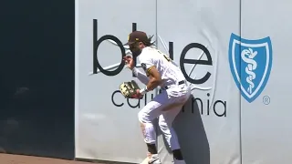 Fernando Tatis Jr. robs Choi of a homer