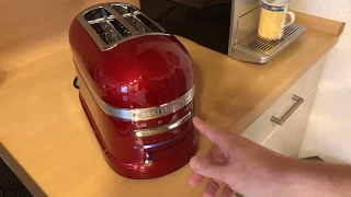 Kitchenaid Toaster 5KMT2204ECA - haptics and sound of controls, audio feedback, function